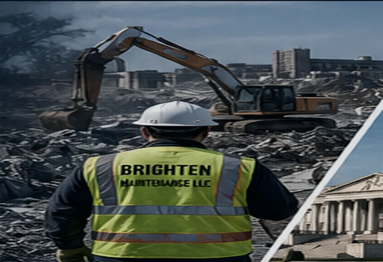 Coordinated debris and site clearance operations