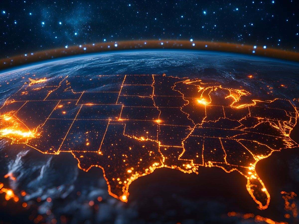 Global view illustrating nationwide coverage and coordinated response across the United States
