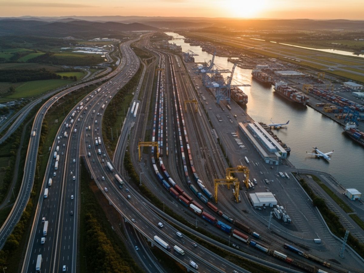 Transportation and logistics infrastructure supporting rapid nationwide deployment of resources